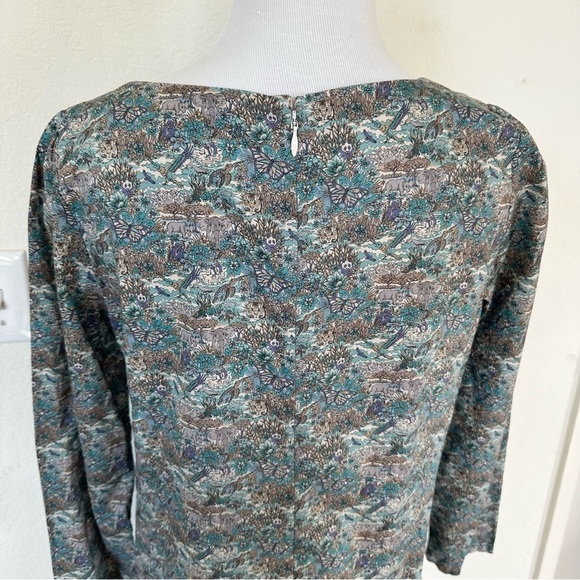 Earth Music and Ecology Liberty Animal Spring Summer Dress Size M - Picture 10 of 13